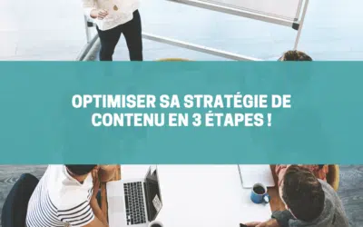 Optimiser sa stratégie de contenu en 3 étapes